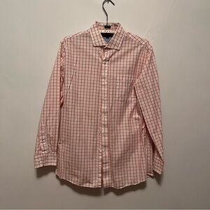 Tommy Hilfiger Mens Slim Fit‎ Shirt Size 16 Casual Dress Shirt Office
